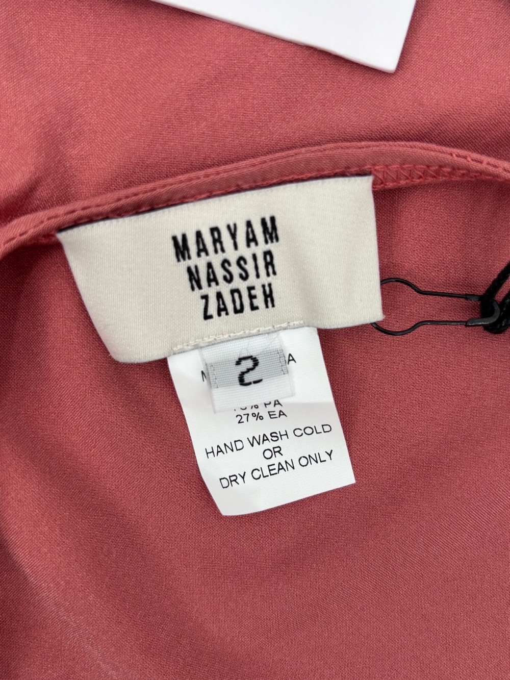 Maryam Nassir Zadeh Dusty Rose Top - Picture 2 of 11